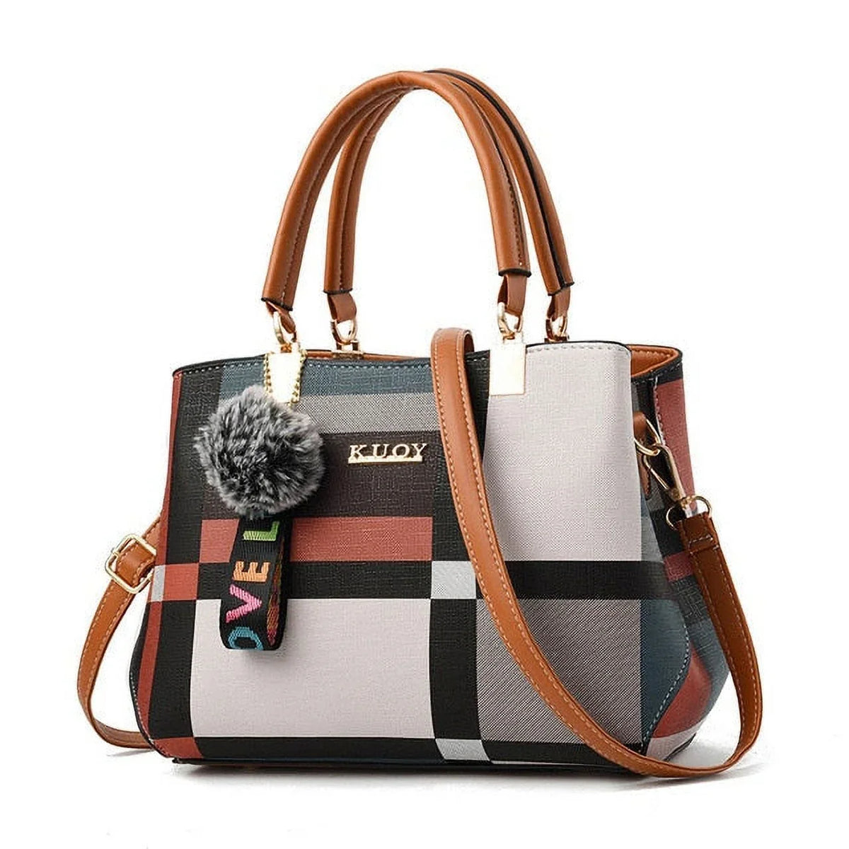 Stitching Bag Brand Shoulder Designer Plaid Messenger Ladies Wild New Totes Luxury Handbag Bags Women