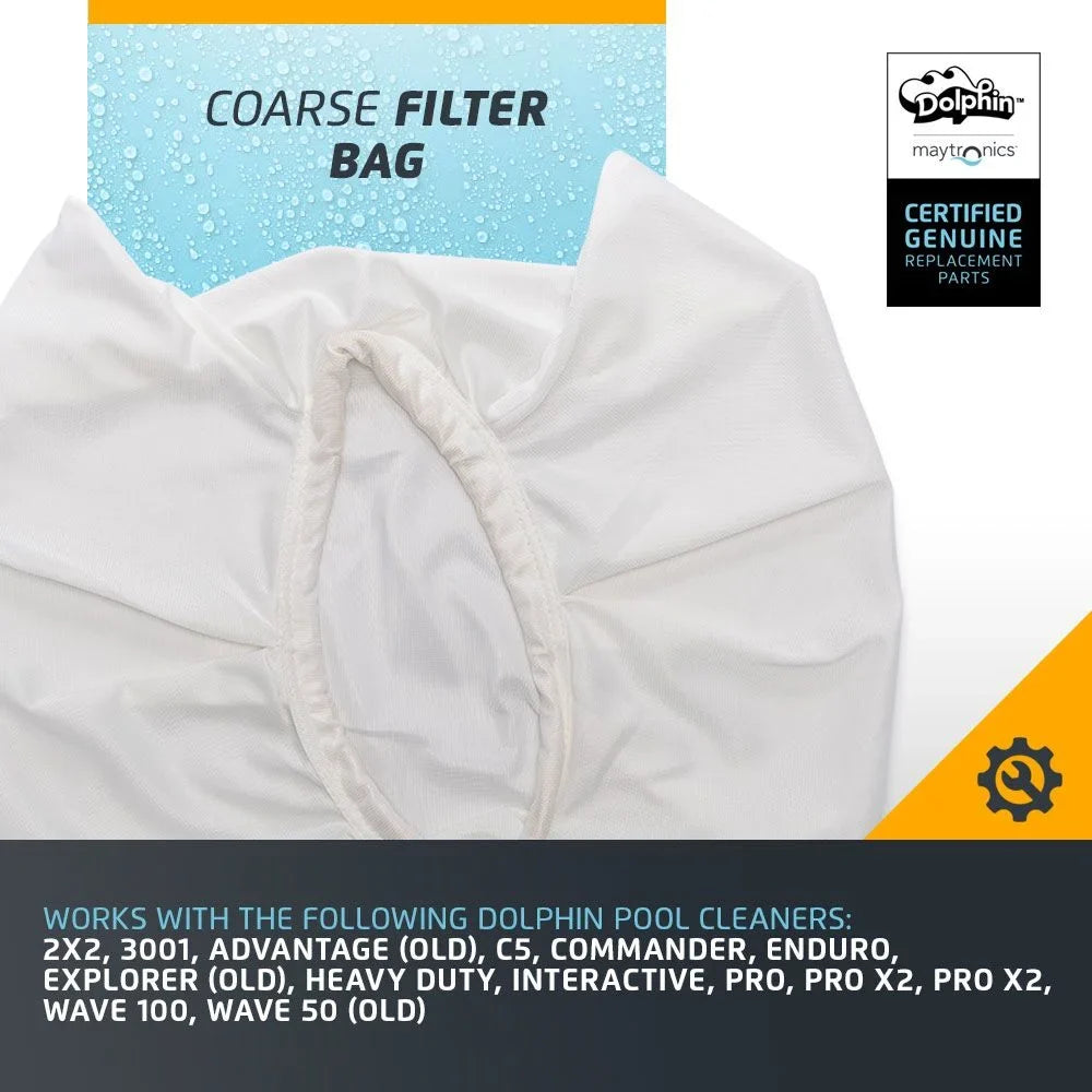 — Coarse Filter for 9995431 Replacement Part — Bag Large Genuine Number Debris Dolphin Part