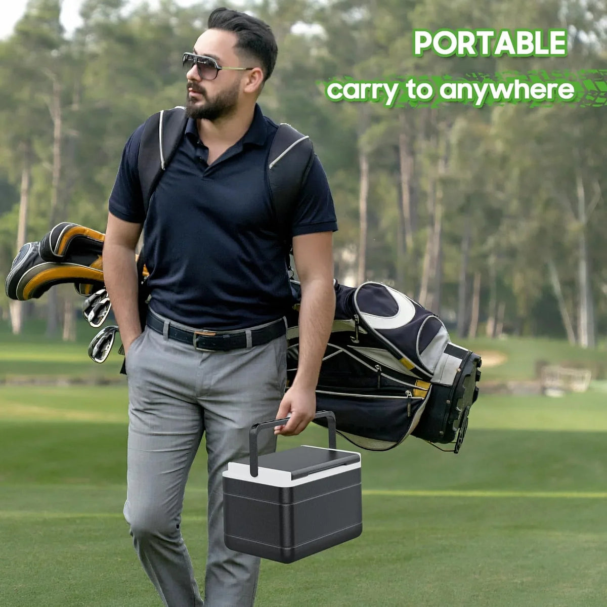 Golf with 102588101 Car Chest 103886801 Cart 10L0L Kit 48H Mounting Golf Cooling Universal Bracket for Yamaha, Fits Caddy EZGO,Club Cooler Ice Cart and Portable