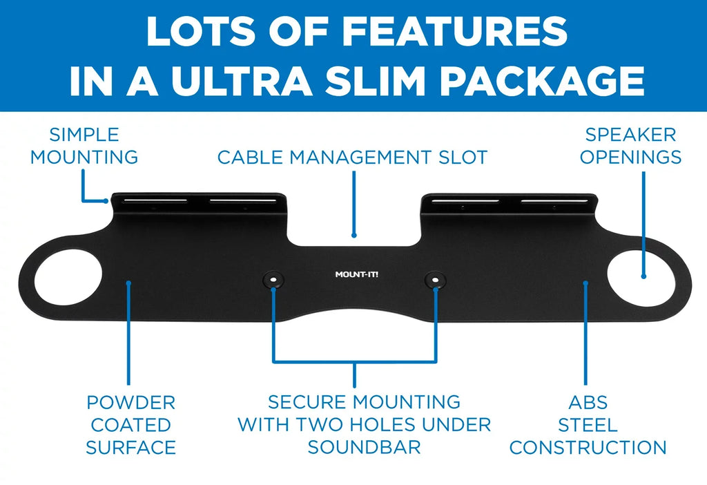 for Wall Wall for Beam Mount-It! Wall Soundbar Studs | Mount 16" Bracket Mount Sonos