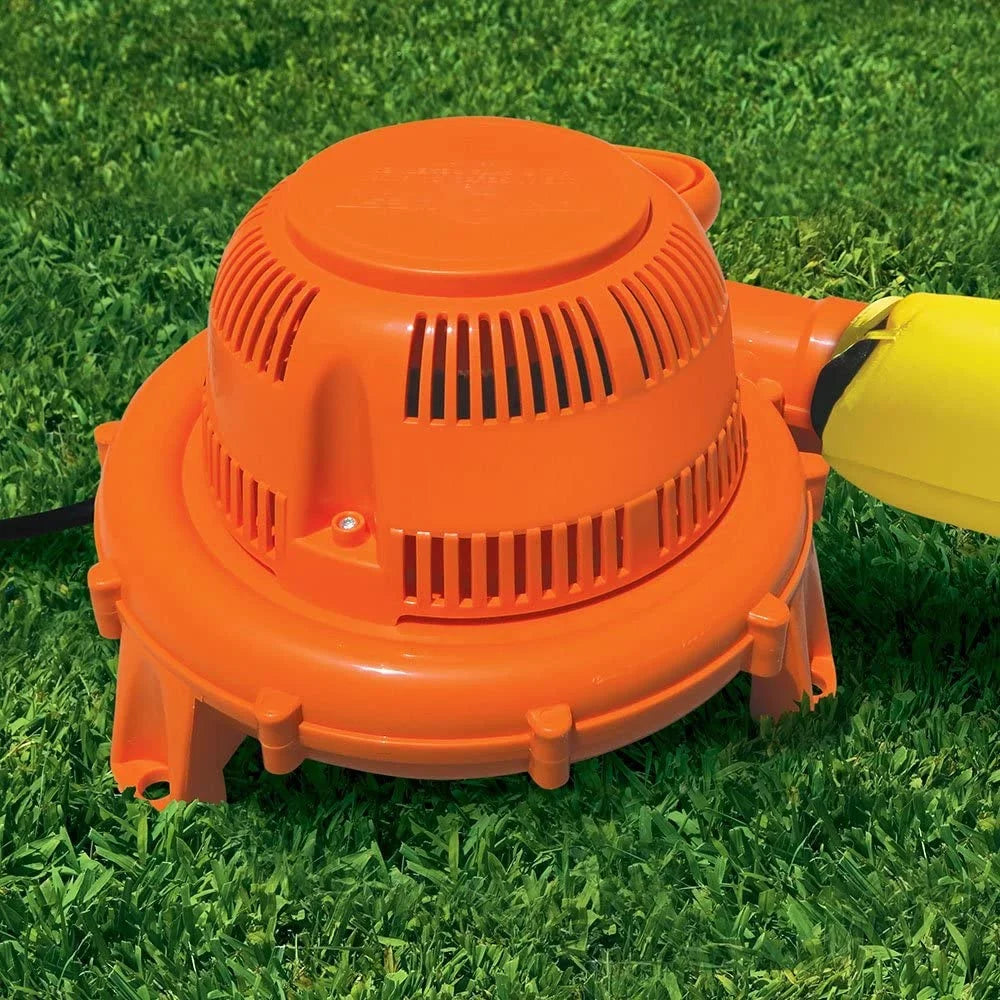 Kids Sprinkler Adventure Blower Feet exterior with Slide Giant Huge Included Long Park Wave Inflatable Heavy in Surf and Pool (14 Hoop - - Splash liquid Basketball Built - 8 N Duty High) by Feet