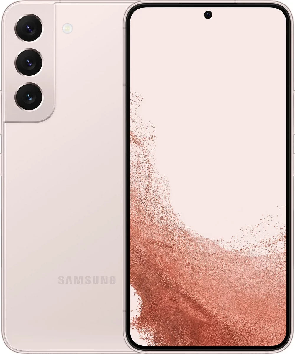 in Good) Pink, Unlocked S22 Pre-Owned 6.1 Fully Galaxy 5G, (Refurbished: 128GB,