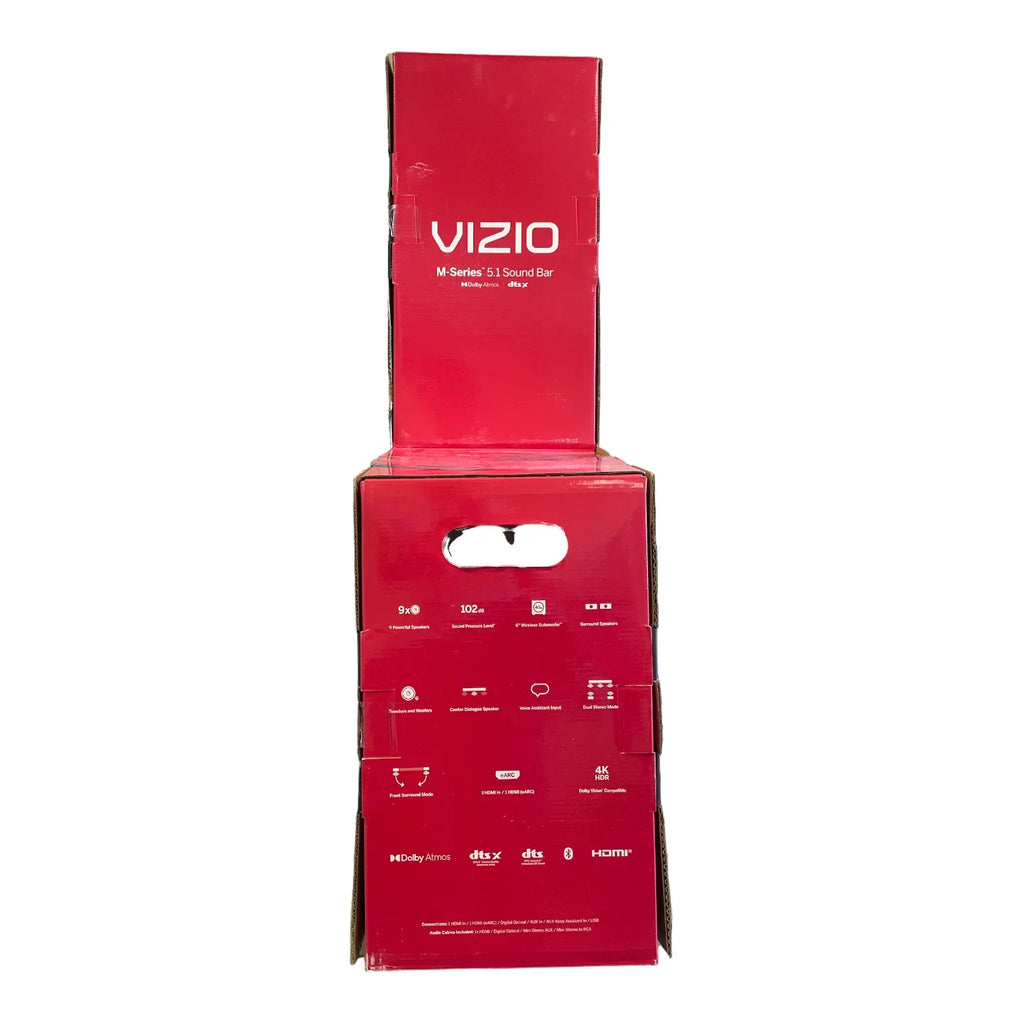 Bluetooth Bar Atmos, Dolby DTS:X, VIZIO with Premium 5.1.2 M-Series Sound