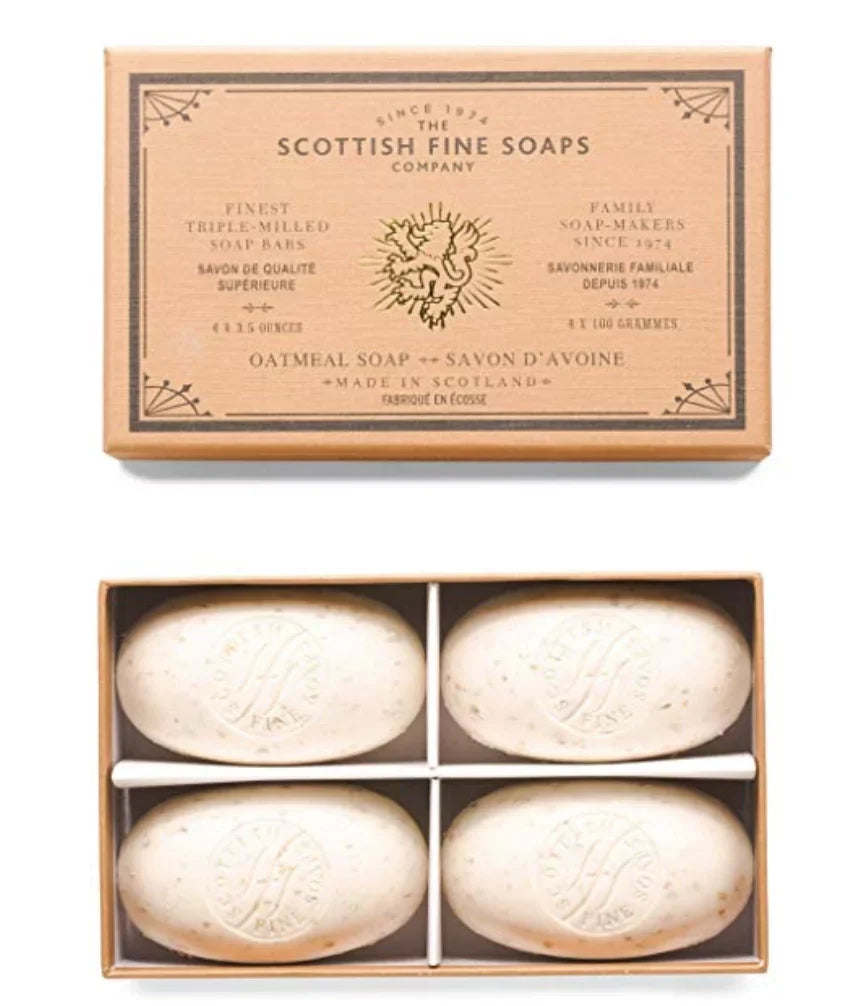 Fine Soap 100 4 X Soaps Oatmeal Scottish