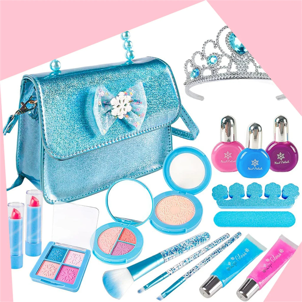 Play Kids Washable Toys Real Makeup Makeup Kit Girl, for Frozen