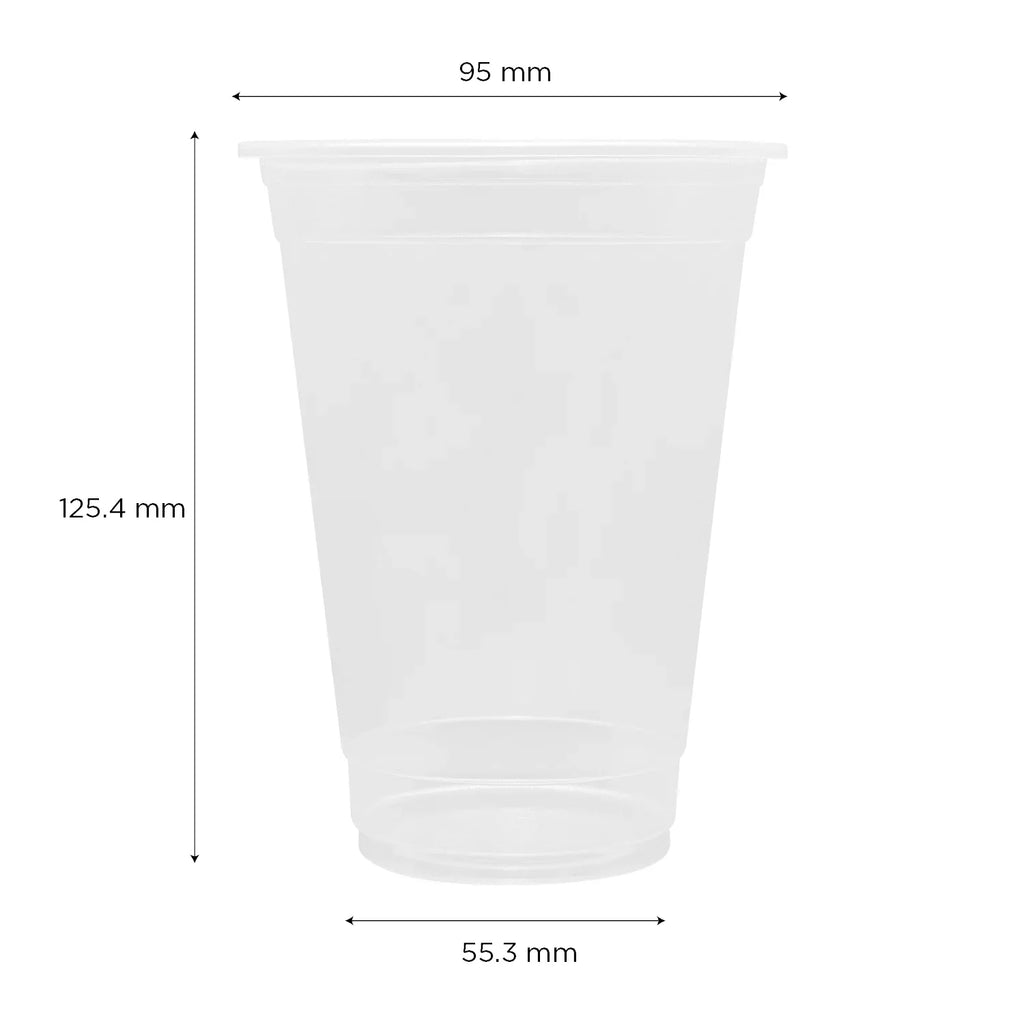500 Translucent (95mm), 16 oz PP Cups Karat cc 2000 C1011 U-RIM Pcs Modern