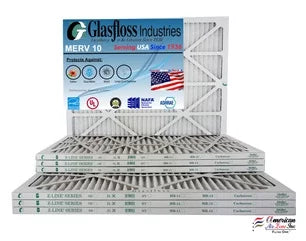 dimension: - (Actual 12x18x1 MERV Made -Qty:12 inch) - x Air - Filter in USA 17.5x7/8 10 11.5 Furnace Glasfloss