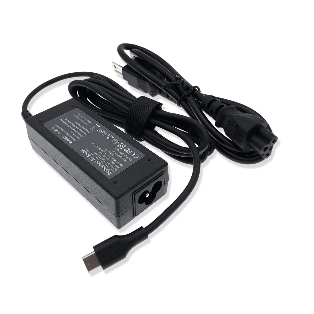 for 7285 AC 7200 7210 7390 Latitude 2-in-1 Type-C Charger Adapter USB Power