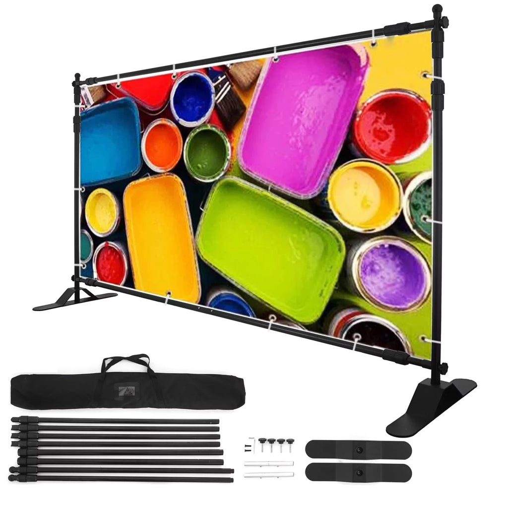 SHZOND Large x Photography Banner Banner 10 Support 8ft Backdrop Background Stand Stand Stand Kit,