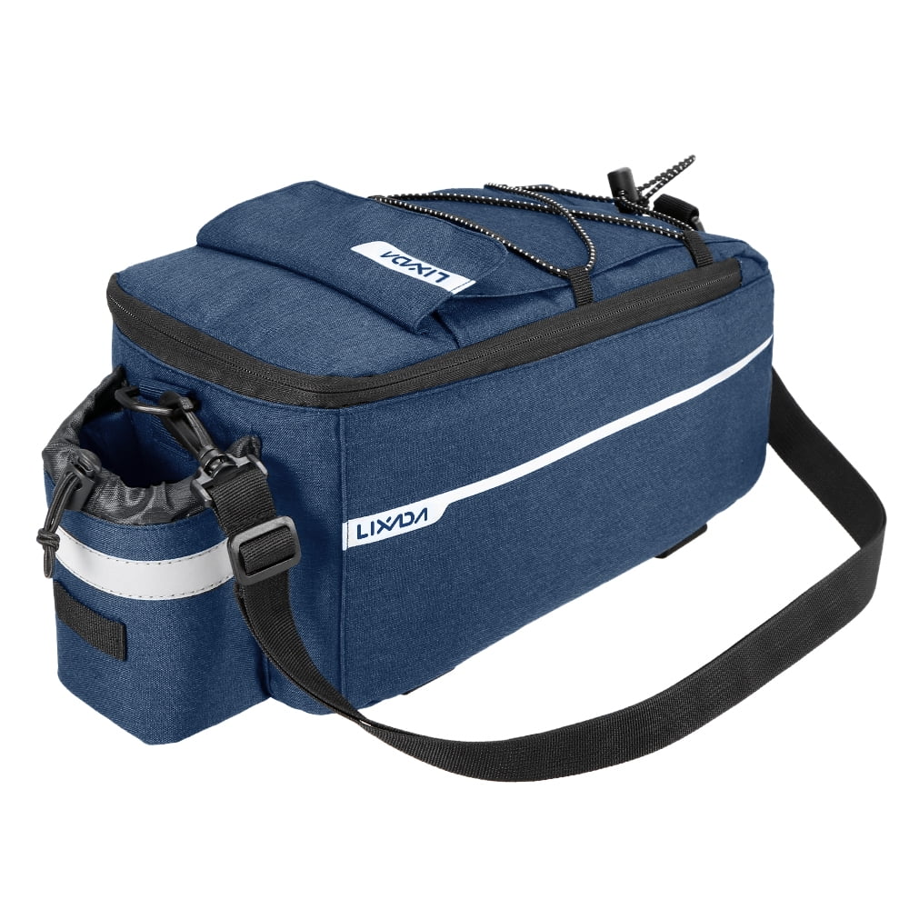 Rack Pannier Rear Bag Insulated Cooler Shoulder Bag Cycling Luggage Reflective Trunk MTB Bag Bag Lixada Bike Storage