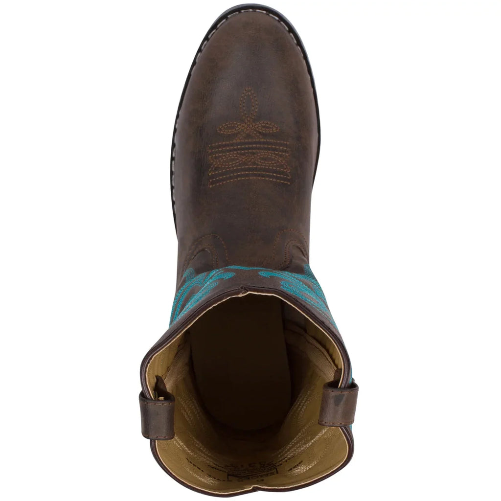 dimension: MOUNTAIN (1623C-13.5R) Boots, Width: Color: BOOTS Brown, Western Monterey Kids 13.5, R SMOKY