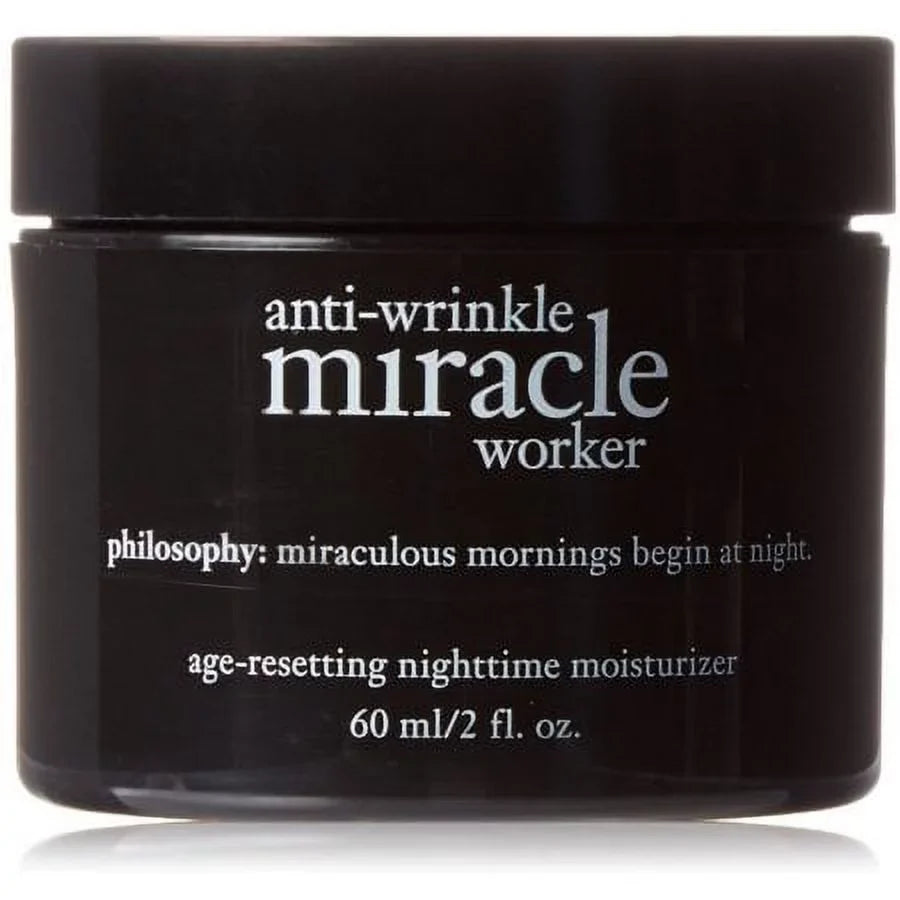 Oz Resetting 2 Age Anti-Wrinkle Moisturizer, Philosophy Miracle Worker Nighttime