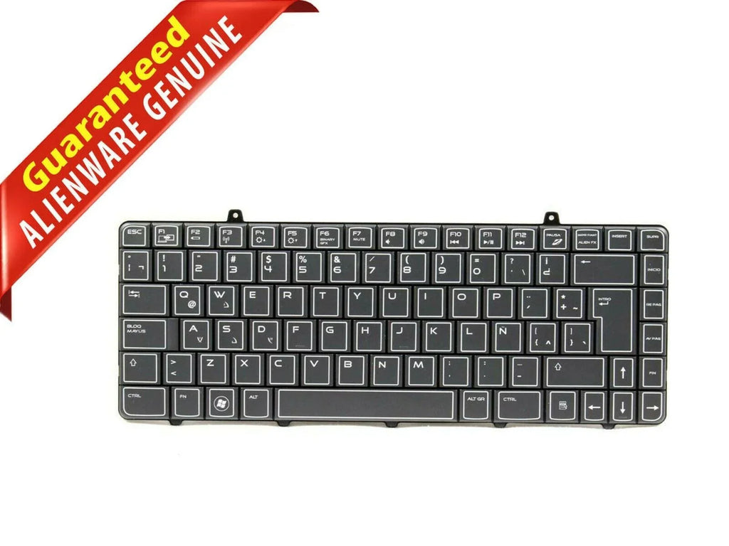 Alienware Spanish-Latin Pre-Owned M11X Keyboard Laptop Like DN229 New PK130BB1A16 -