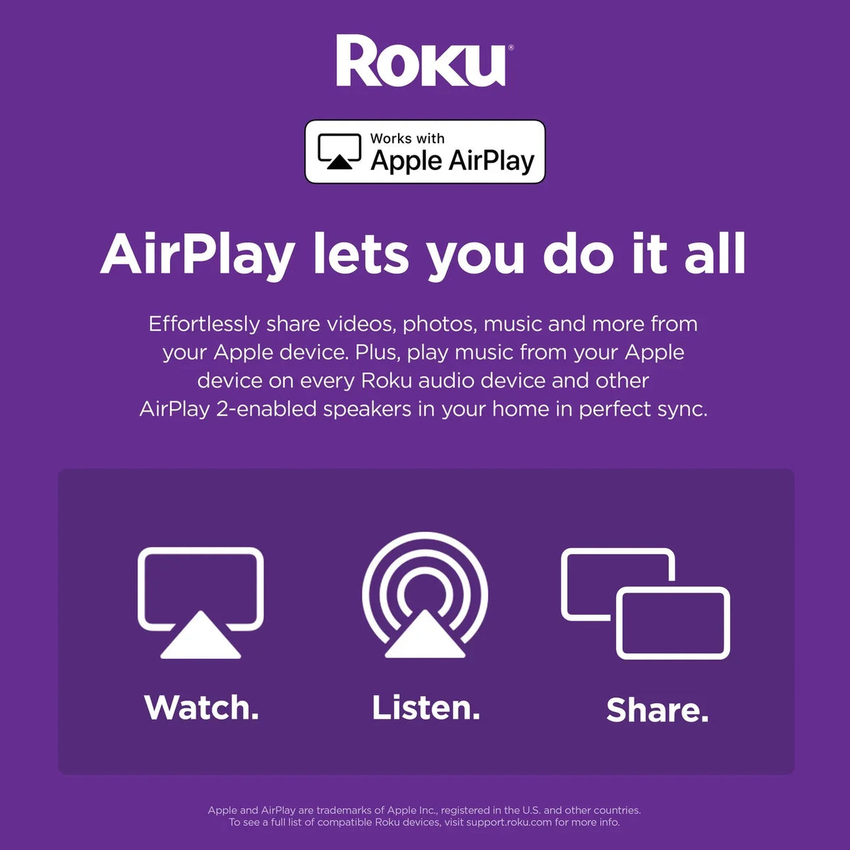 Streaming onn Smart 4K Media built-in Soundbar Roku with Player