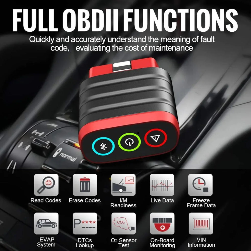 Diagnostic Tool & for for Tool, Android, Fault & Scanner Code Newer THINKDIAG All - THINKCAR Reader Vehicles OE Bluetooth OBD2 Scan Check iOS Full-System MINI Car Scanner & Light 1996 Engine