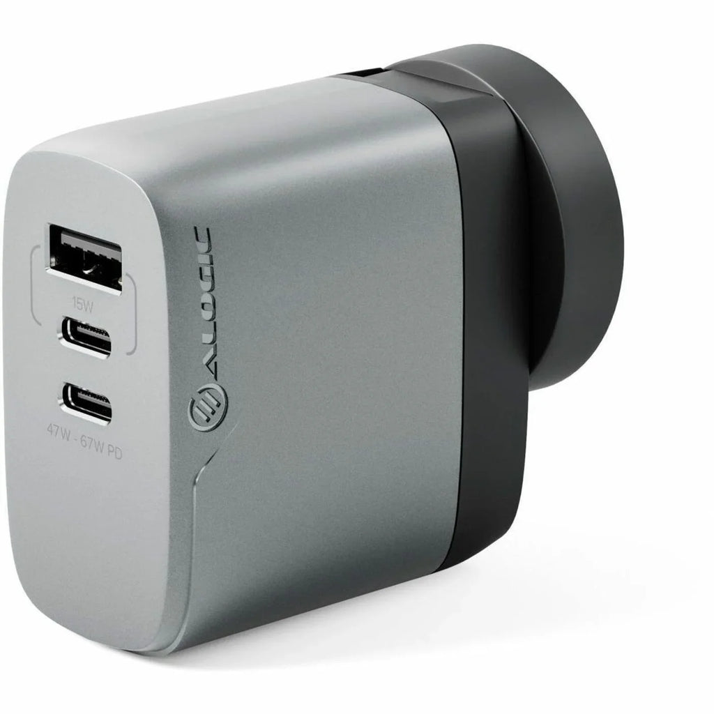 Power Multi-Country GaN Charger Alogic Rapid 3X67 67W