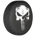 32" (w/ JL Sport Skull JL for Sahara Wrangler - Distressed Cover - camera) Soft (2018-2020) - Jeep Boomerang & back-up Tire Punisher