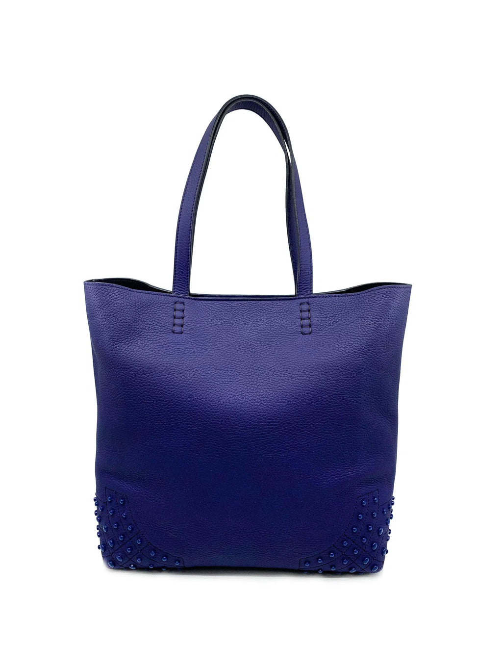 XBWAMRFT301MACL-411 Wave Violet Soft Satchel Tod's Gommini Tote New