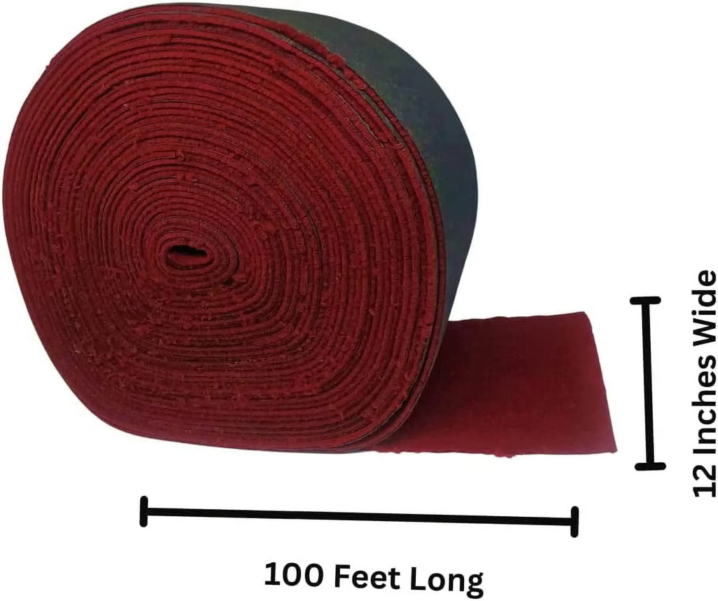 VIP by Bunk Red 12 100 Carpet. 1 Carpet Polypropylene feet Foote inches Trailer the Roll 20 X Real Tufted Carpet stabilized Ounces UV Boat