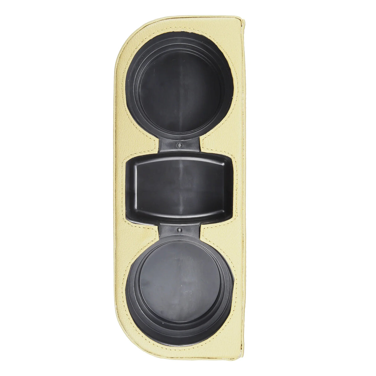 Seat Car Pocket Organizer Multi-function Side Filler Box Seat Gap Storage Car Holder Cup Console Beige