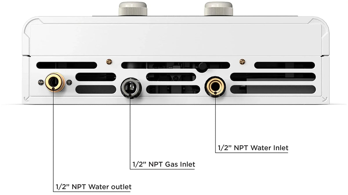 Tankless Natural Indoor Gas Forced liquid FVI12-NG Eccotemp Vent Heater