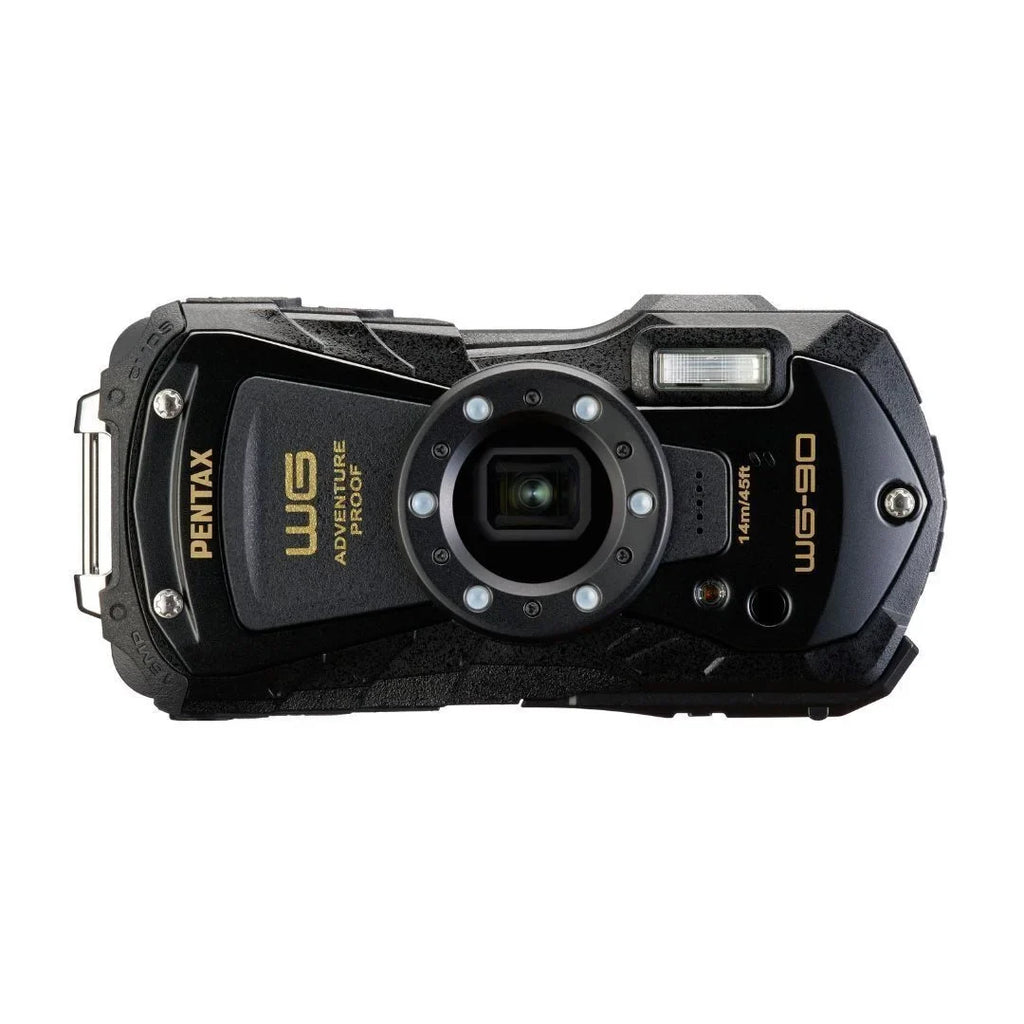 with Kit Bag Memory PENTAX Accessory Cleaning 64GB WG-90 and Camera Card (Black) Compact