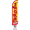 2.5x11.5 SMOKE Banner (Flag Sign Feather Flag Ft SHOP Swooper Only) Windless SS4