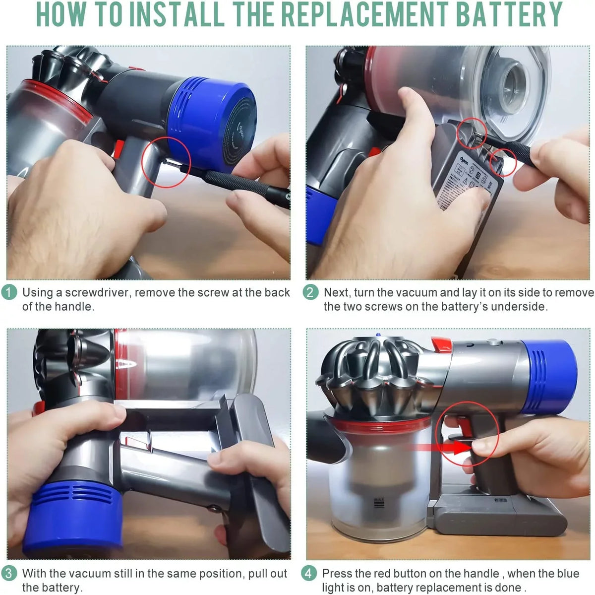 Replacement Replacement BATTERY Part for DYSON SV11