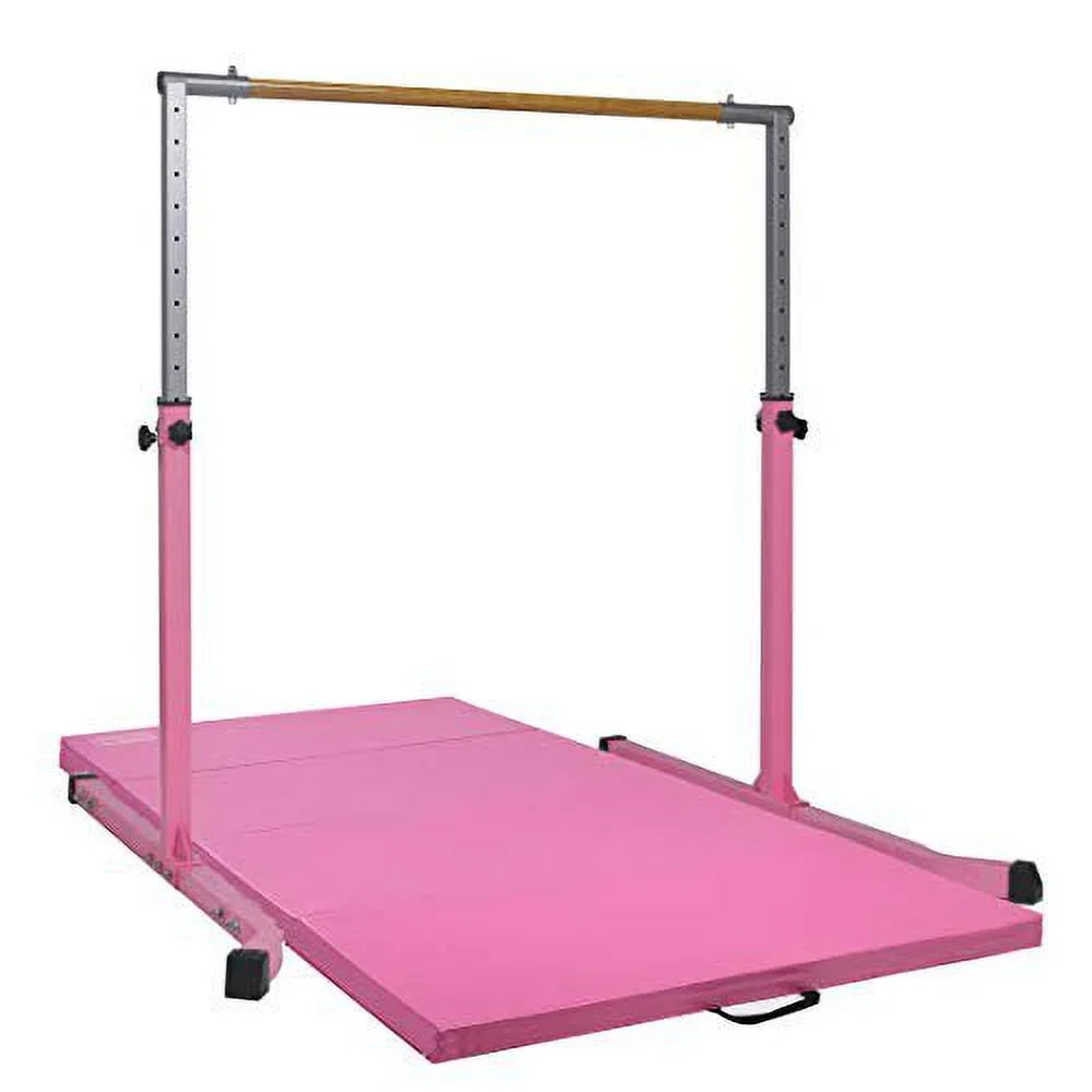 Kip Bar: Training, Star-TD Gym Adjustable Gymnastics FT, 5 Heavy Junior Home Equipment Duty, 3-5 Pink