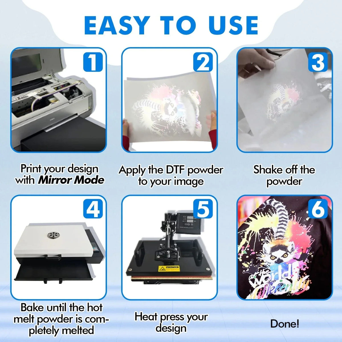 DTF Roll Transfer, Roll for DTF X DTF Paper Sublimation Heat 13"x328' FT Transfer A-SUB 328 in Film 13 Film DTF