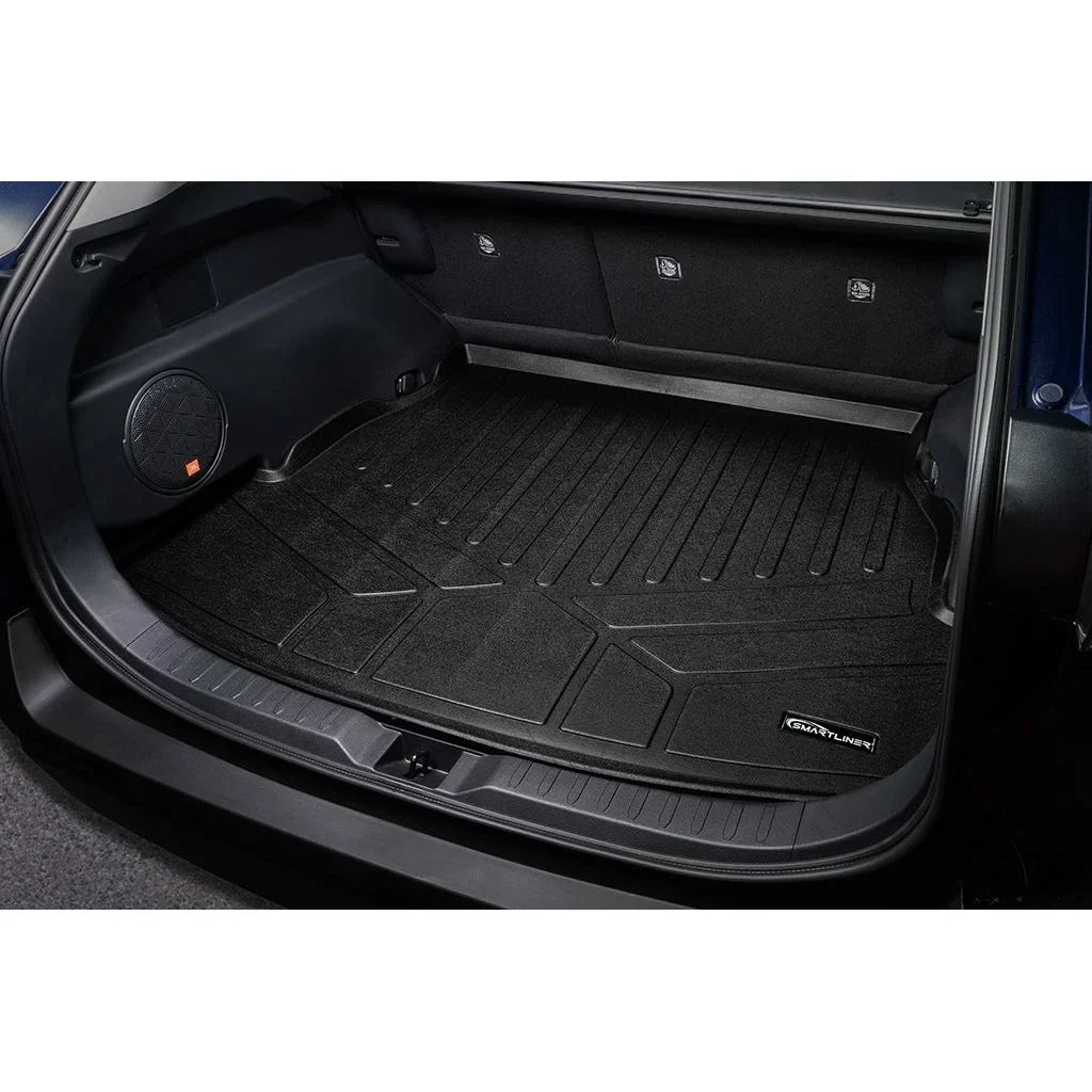 Floor 2019-2023 - Fit Toyota Trunk With All Compatible RAV4 Cargo Black Mat SMARTLINER Custom All Models climate Liner