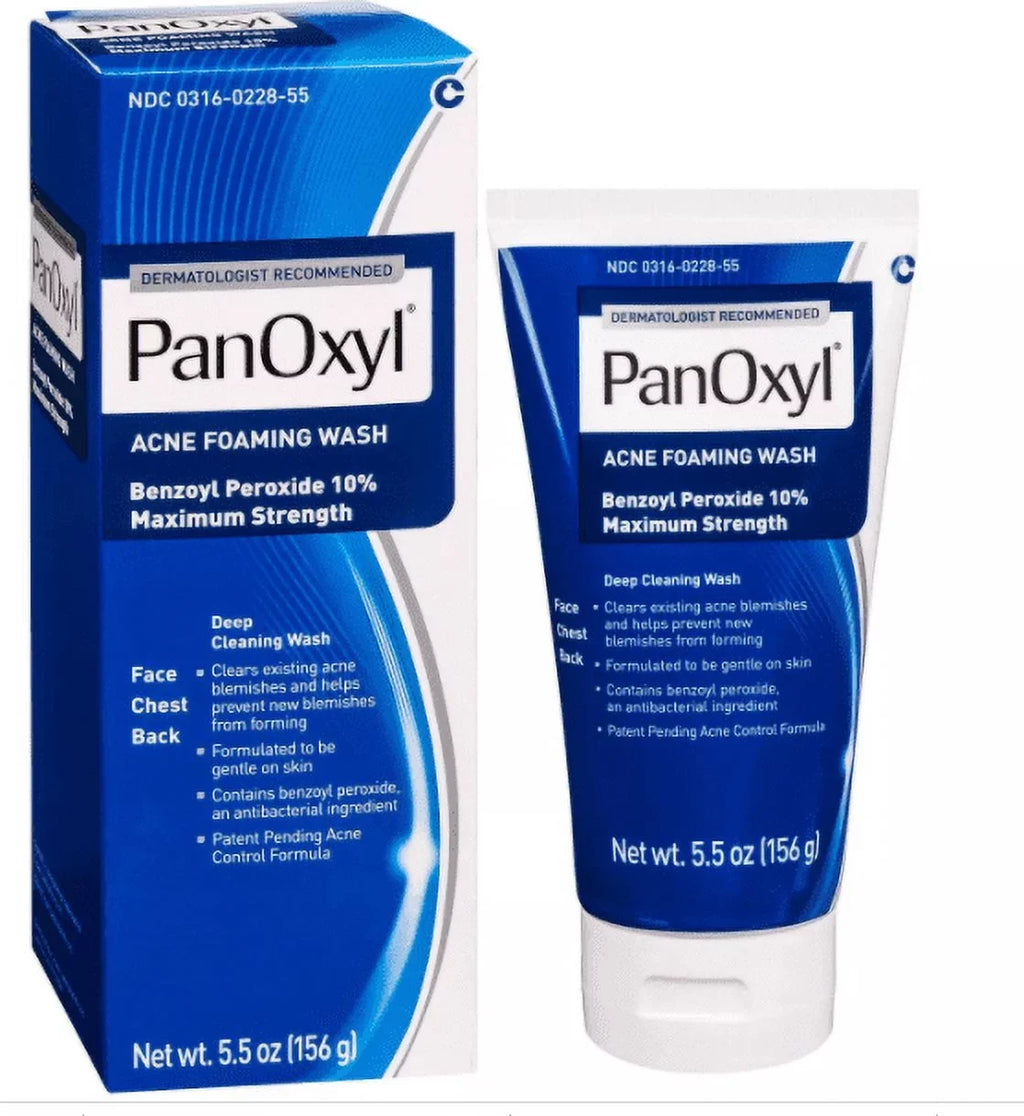Acne PanOxyl 3) Foaming (Pack Wash 10% 5.5 of oz