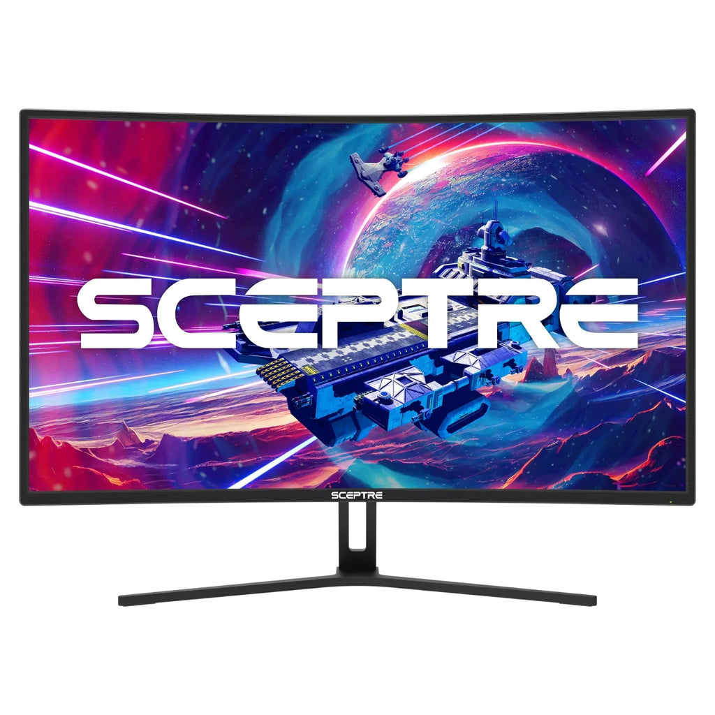 Curved Gaming DisplayPort FreeSync AMD 99% Sceptre 144Hz Speakers, Black 165Hz Machine to (C325B-185RD) 32-inch DisplayPort Build-in sRGB 240Hz HDMI up Monitor