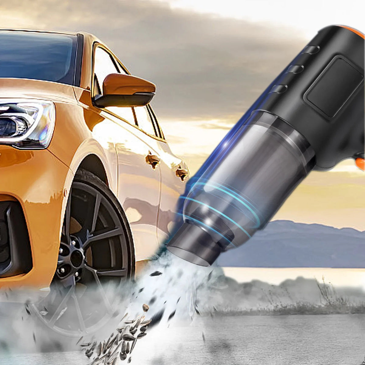 Handheld 16000 200W Pa Cleaner Visual Lightweight Bucket Dusts Cleaner Suction Hand Powerful Car For Vacuum Rechargeable 3000 MAh Battery Home Essentials Vacuum Vacuum Held
