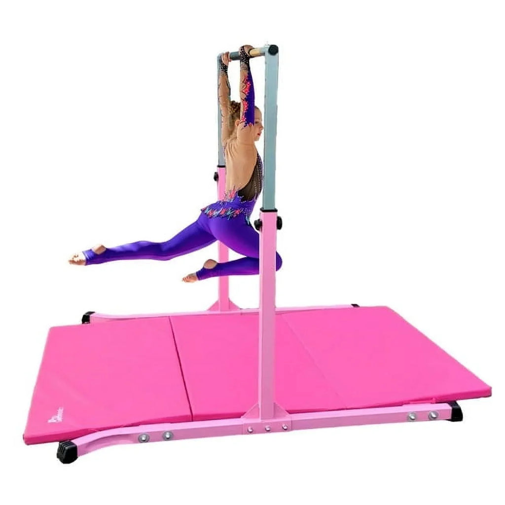Kip Bar: Training, Star-TD Gym Adjustable Gymnastics FT, 5 Heavy Junior Home Equipment Duty, 3-5 Pink