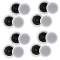 Pairs) System 6.5 Watt 2 Way Inch In Wall (4 Pyle PDIC1661RD Speaker Ceiling 200