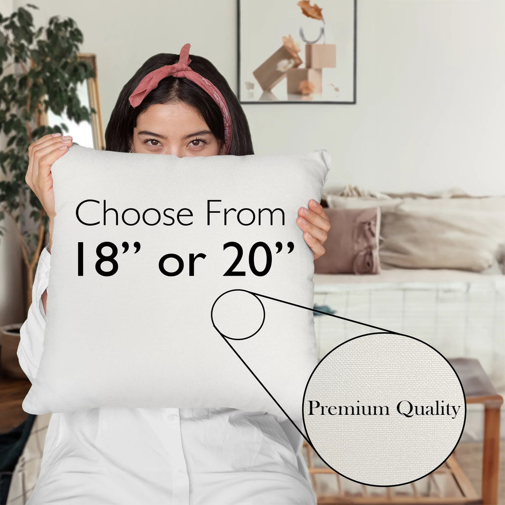 Design White w/ for Eyeshadow Pink Cosmetologist, 20X20 Brush Palette, Lipstick Beauty Business Artist Merch & - My Makeup Makeup Gift Beauty IN Is for or Themed Lovers, Pillow Cover,