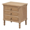Furniture with Pellebant Oak Nightstand Bedroom 3 Drawers