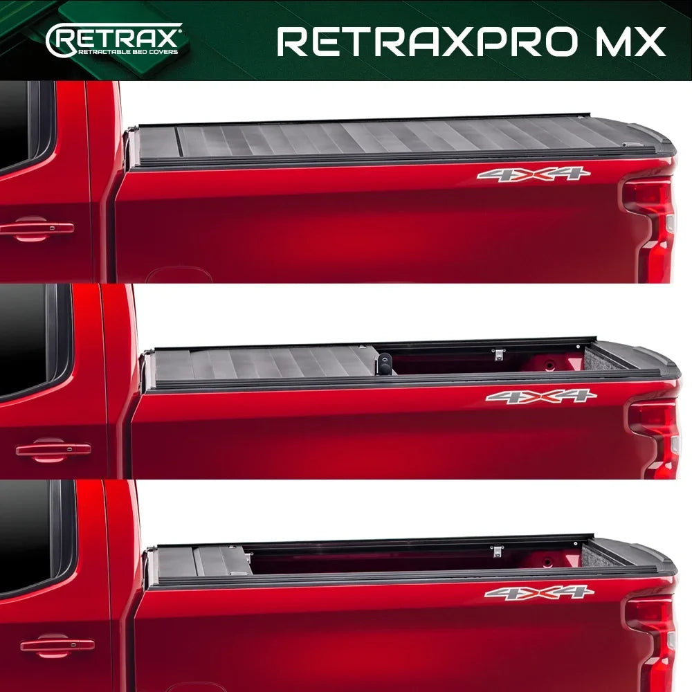 Bed Realtruck Compatible Deck | Retrax Cab Retractable System Tundra Toyota MX 6' Cover Regular 2007-2021 (78.7") Bed By | with Double 7" Truck & Tonneau 80842 Rail With Select