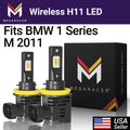 Automotive 50W Series Cool M 11 1 H9 1 12000LM Wireless H11 H16 Fog H8 Replacement Bulbs LED Headlight Racer 2011 Light Series M 12V White Mega 6500K