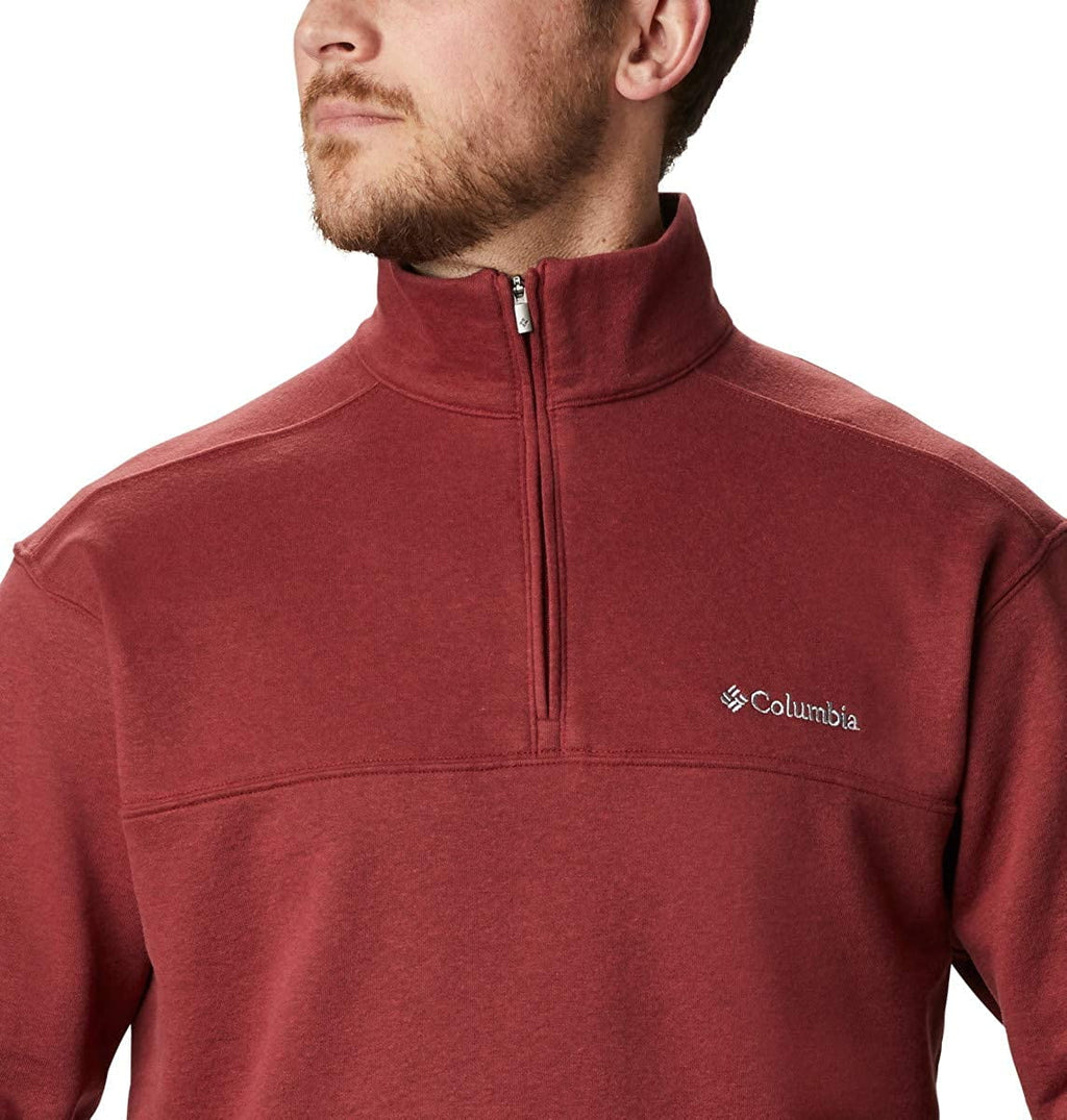 Men's Jasper, Red Zip, Large Columbia II Half Mountain Hart
