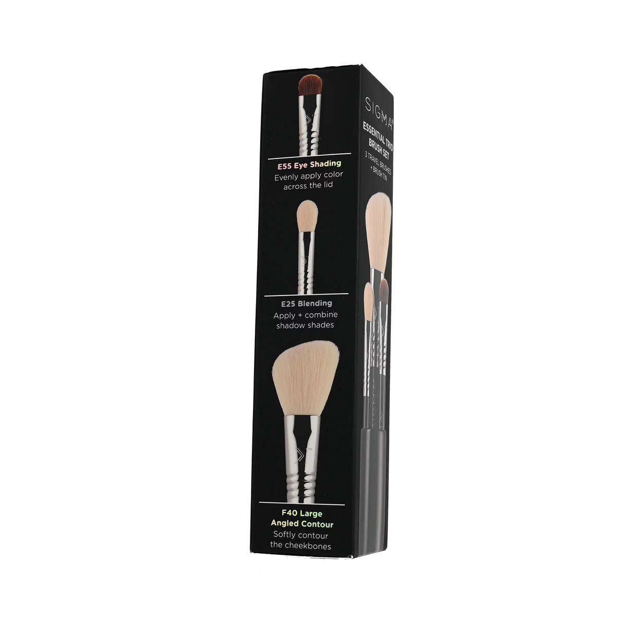 Trio Set Sigma - Black ETBS01 Brush Essential - Beauty