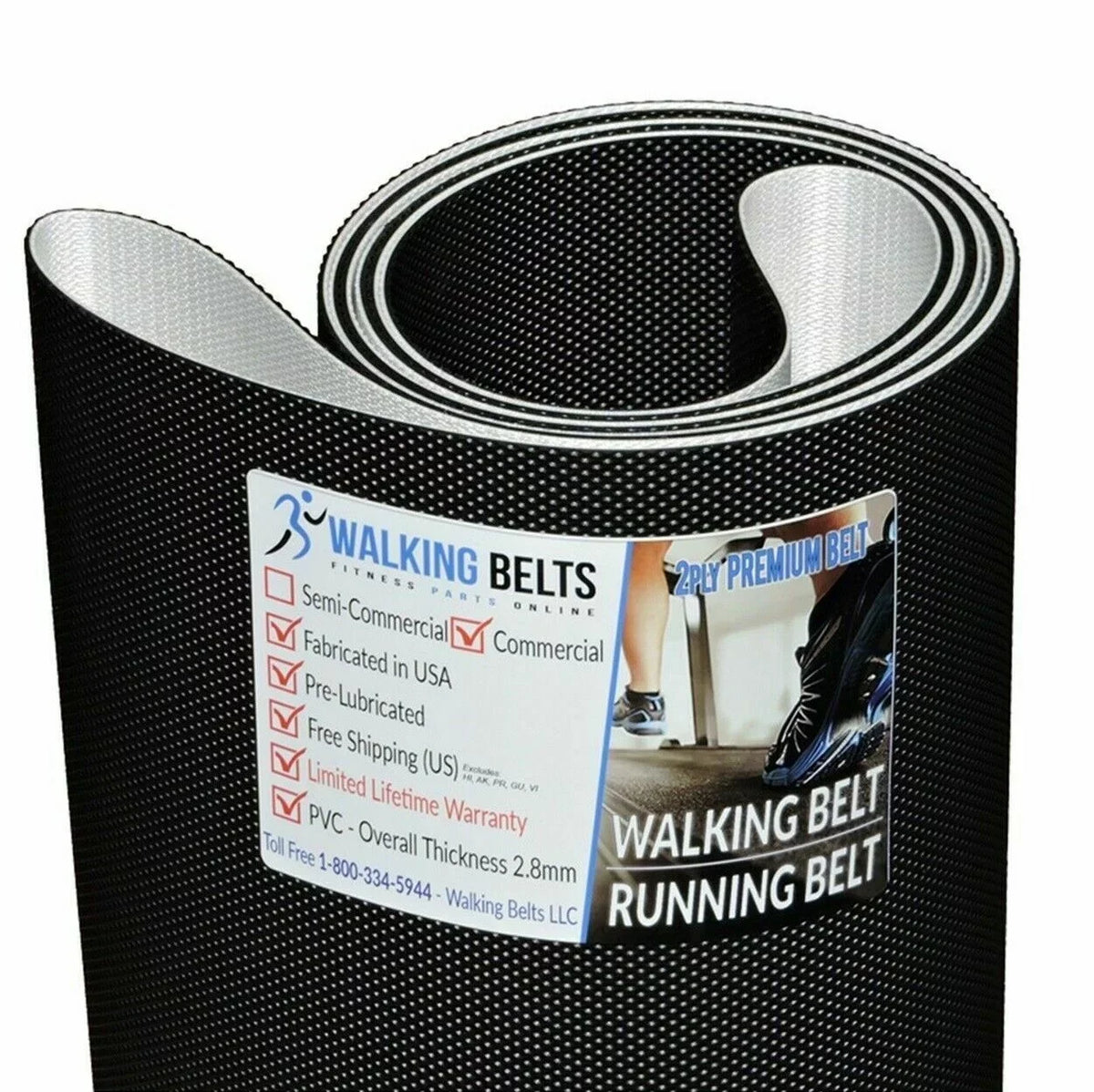 Premium T5-XX00-0201 Belt Walking Fitness 2ply Treadmill Life