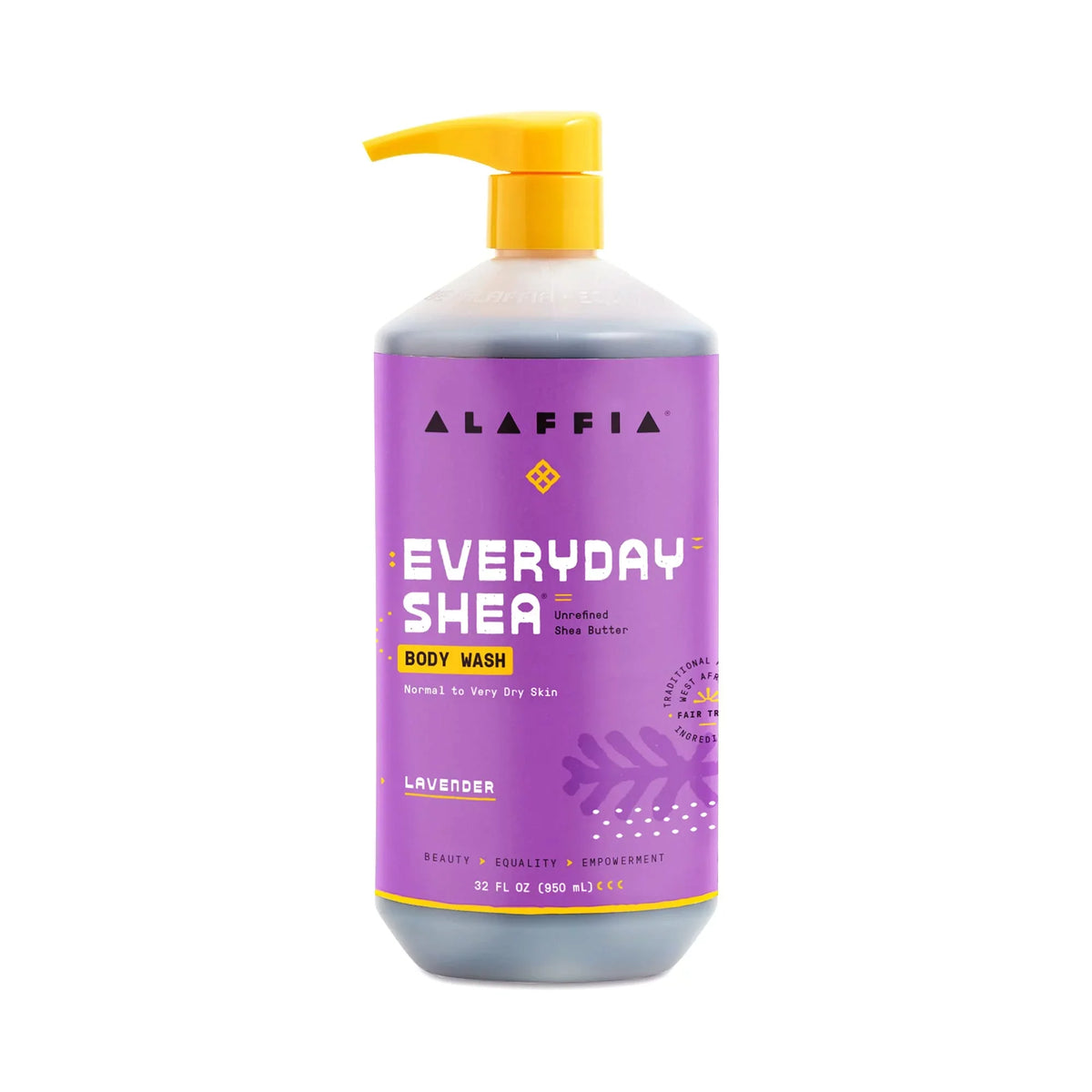 Cleanse Moisturize Coconut Natural Oz. Fair Neem, Fl Everyday Helps Without Naturally Shea Oil, With Butter, 32 Lavender, Alaffia And And Shea Wash, Body - Trade, Oils Stripping