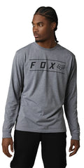 Long Dri-Release Heather T-Shirt Sleeve Fox Racing LG Mens Graphite Pinnacle