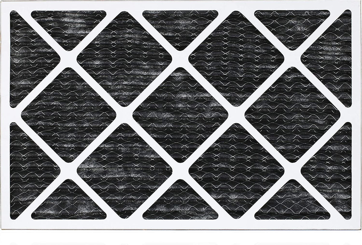 Furnace Carbon AC (12-Pack) Odor Air with 12x25x1 MERV Activated Pleated Eliminator Filters Filterbuy HVAC 8