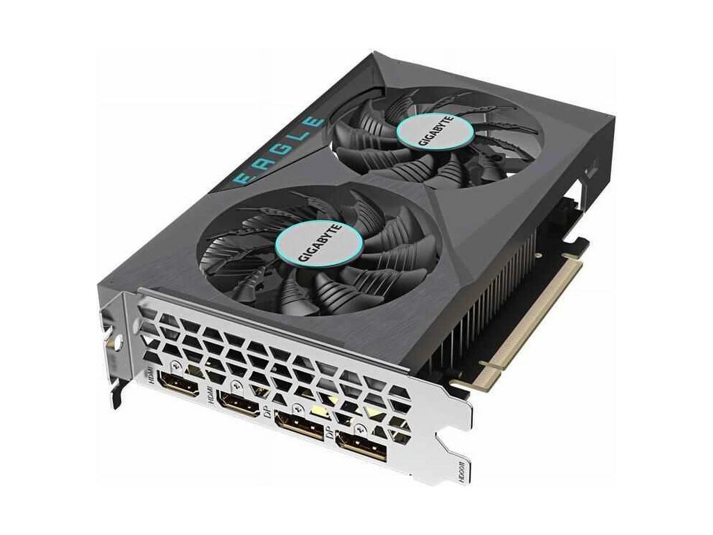GIGABYTE Video Graphics Card GV-N3050EAGLE GDDR6, WINDFORCE GDDR6 GeForce OC Card, Fans, OC-6GD 6G 3050 2x RTX 6GB EAGLE 96-bit
