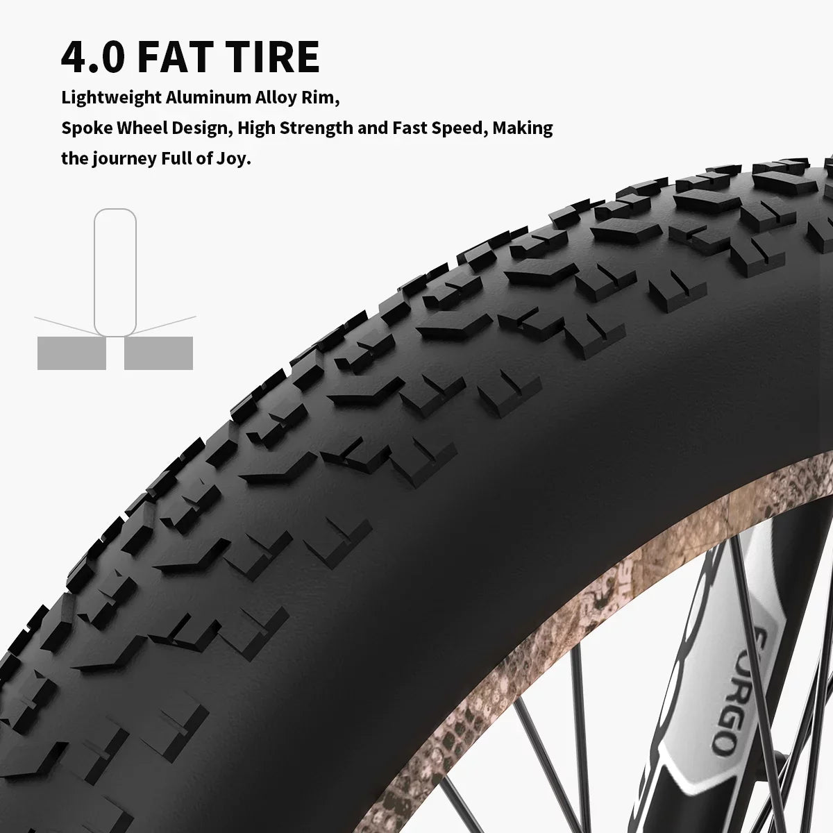26" Electric Lithium Bike Removable Fat 15AH 1500W 48V Battery AOSTIRMOTOR S18-1500W Adults for Tire