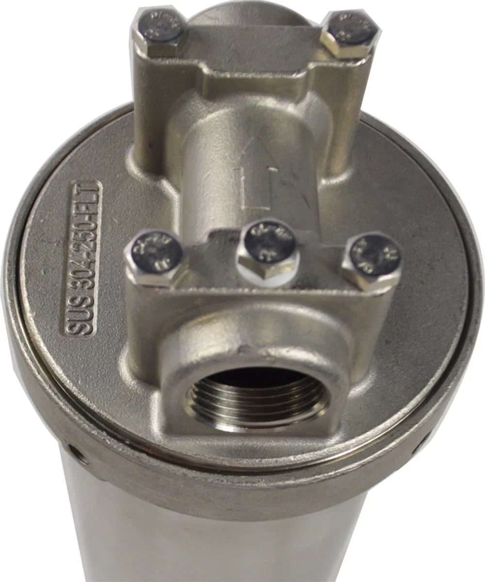 Bracket Particles with Housing 10"L Filter Pin PreAsion liquid Rust Wrench Filtering Scale for Cartridges Dirt 3/4"NPT Heavy-duty