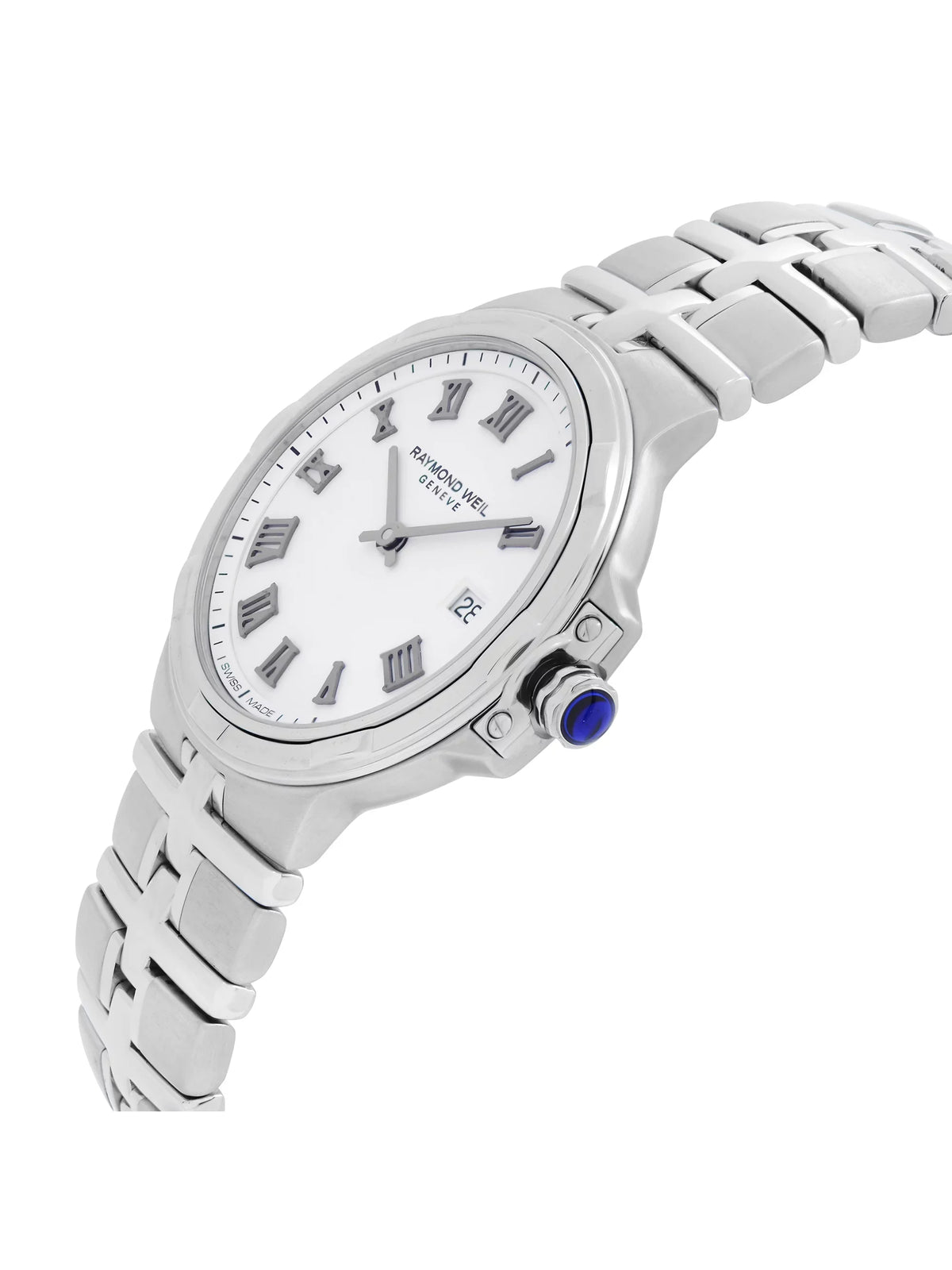 Weil 5180-ST-00300 Watch Parsifal Dial Ladies White Quartz Steel Raymond Roman